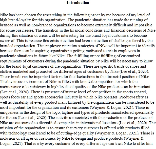 7-2 Final Project One Submission Sport Organization Research Paper